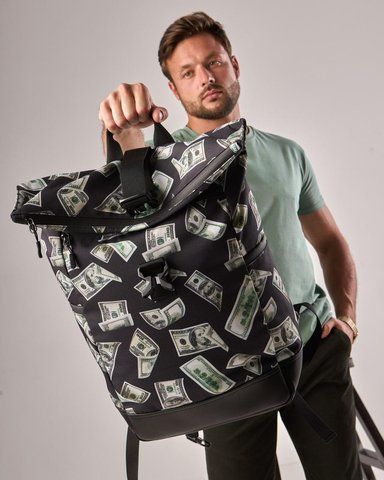 Роллтоп рюкзак трансформер, Rolltop Backpack Dollars 1552338888 фото