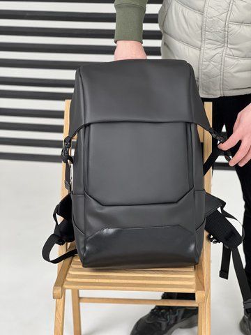 Місткий рюкзак Safe Bag, ролтоп з екошкіри класичний стиль 2037403237 фото