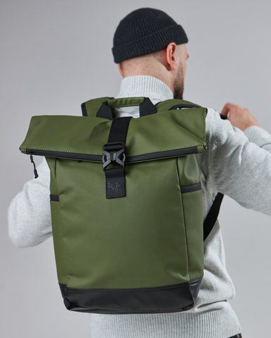 Рюкзак ролтоп Rolltop хакі колір 1768038445 фото