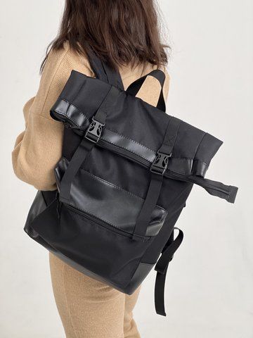 Рюкзак RollTop Ролтоп Classic Woman Black 2049875236 фото