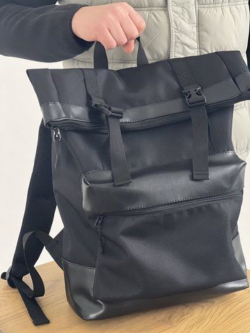 Рюкзак RollTop Ролтоп Classic Man Black 2049881586 фото