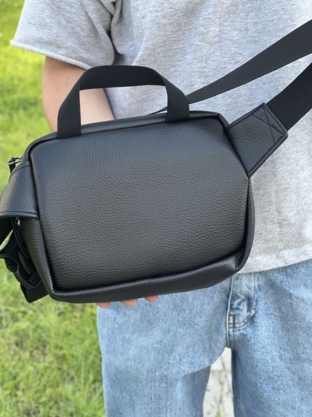 Сумка через плечо для повседневного использования, изготовлена из зертистой экокожи 1978053784 фото