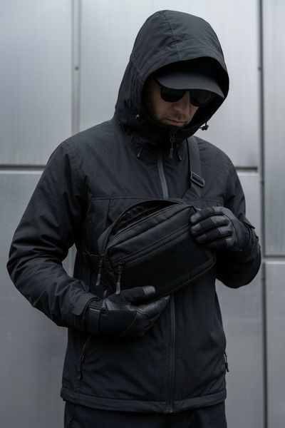 Мужская сумка-мессенджер через плечо Urban, текстильная с велкро панелью 3017185608 фото